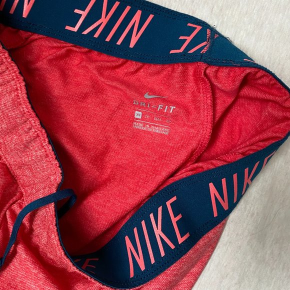 Nike Coral/Teal 5in Workout Shorts - Picture 4 of 5